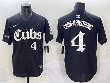 Pete Crow-Armstrong Chicago Cubs black jersey