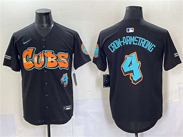 Pete Crow-Armstrong Chicago Cubs black Vapor jersey
