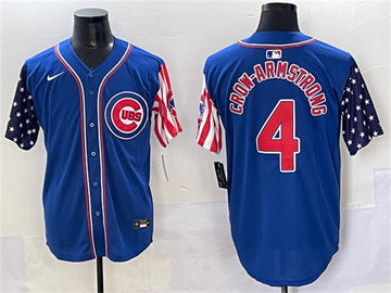 Pete Crow-Armstrong Chicago Cubs royal jersey