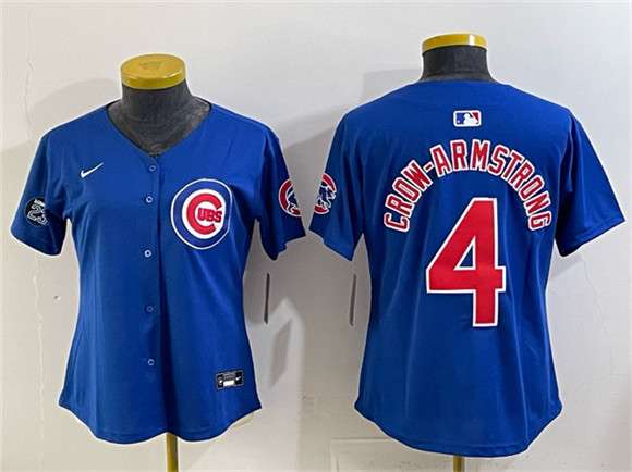 Pete Crow-Armstrong Chicago Cubs royal jersey