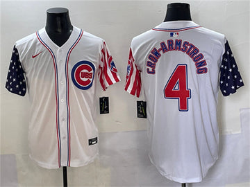 Pete Crow-Armstrong Chicago Cubs white jersey