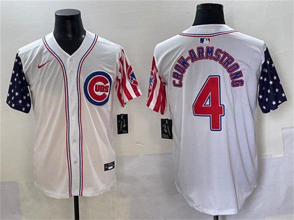 Pete Crow-Armstrong Chicago Cubs white jersey