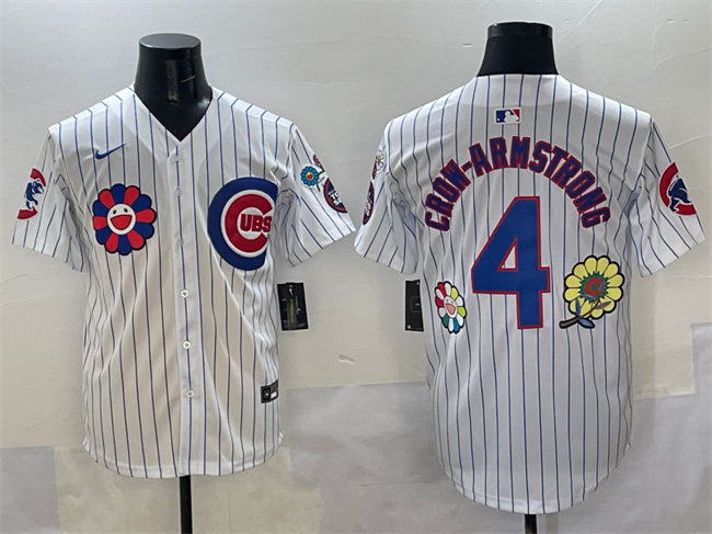 Pete Crow-Armstrong Chicago Cubs white jersey