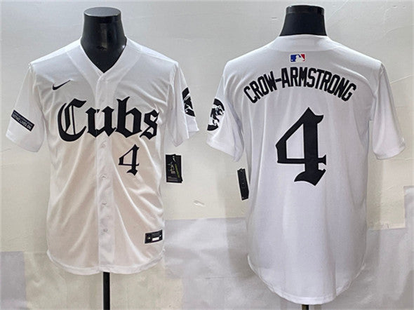Pete Crow-Armstrong Chicago Cubs white jersey