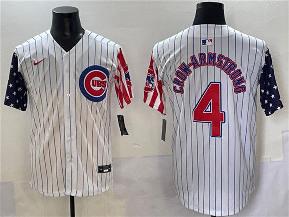Pete Crow-Armstrong Chicago Cubs white jersey