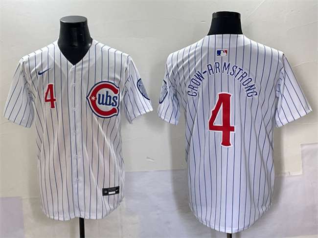 Pete Crow-Armstrong Chicago Cubs white Alternate jersey