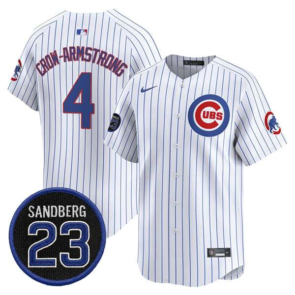 Pete Crow-Armstrong Chicago Cubs white jersey