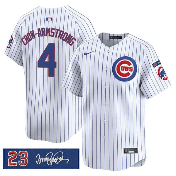 Pete Crow-Armstrong Chicago Cubs white jersey