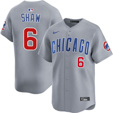 Matt Shaw Chicago Cubs gray jersey