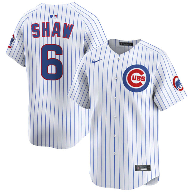 Matt Shaw Chicago Cubs white Home jersey