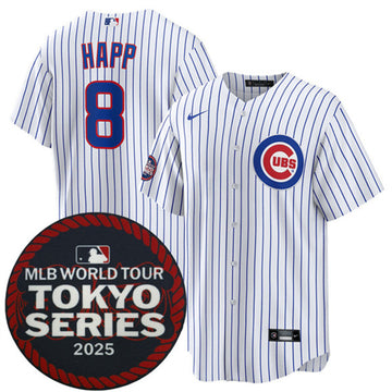 Ian Happ Chicago Cubs white Home jersey