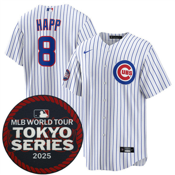 Ian Happ Chicago Cubs white Home jersey
