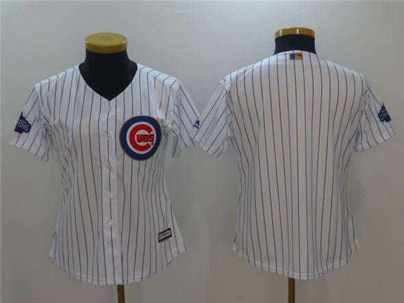 Custom Chicago Cubs white jersey