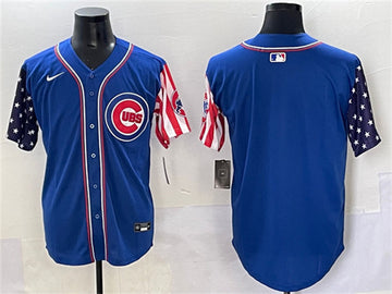 Custom Chicago Cubs royal jersey