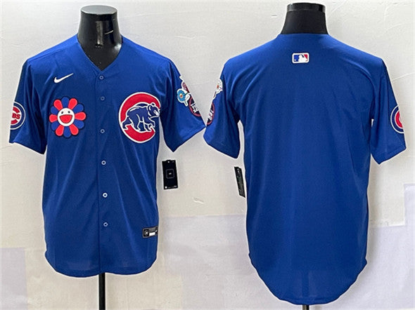 Custom Chicago Cubs royal jersey