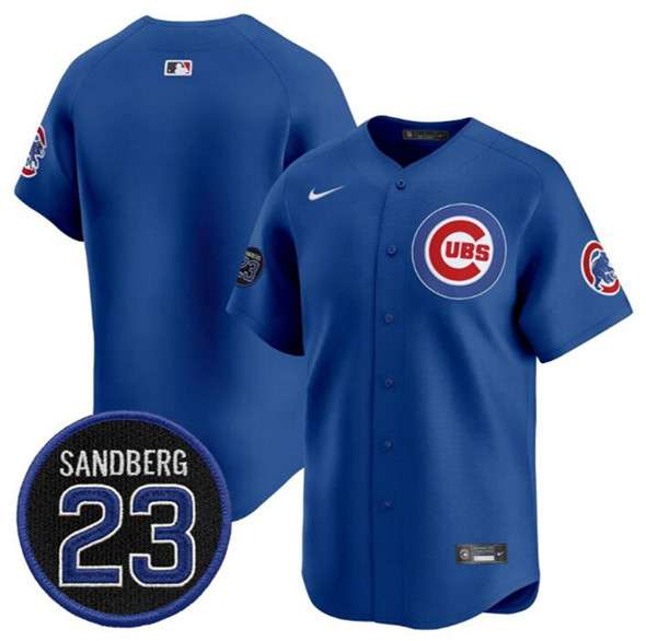 Custom Chicago Cubs royal jersey