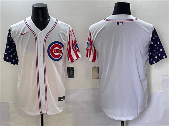 Custom Chicago Cubs white jersey