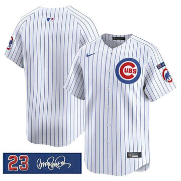 Custom Chicago Cubs white jersey