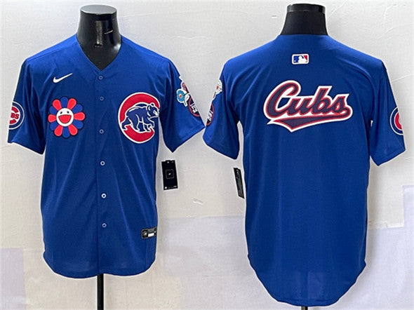 Team Big Logo Chicago Cubs royal jersey