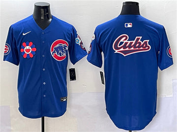 Team Big Logo Chicago Cubs royal jersey