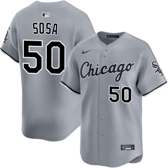Lenyn Sosa Chicago White Sox gray jersey