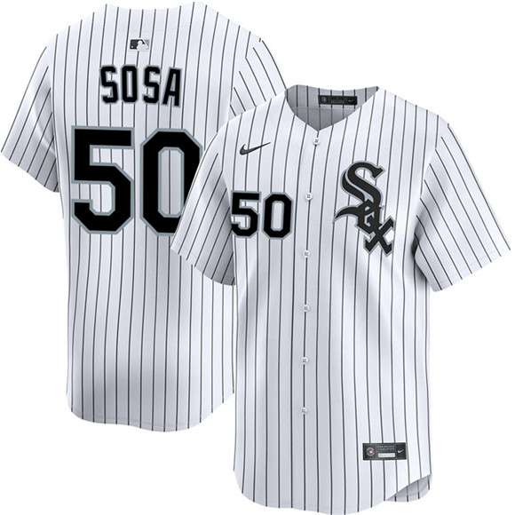 Lenyn Sosa Chicago White Sox white Home jersey