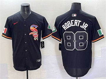 Luis Robert Jr Chicago White Sox black jersey