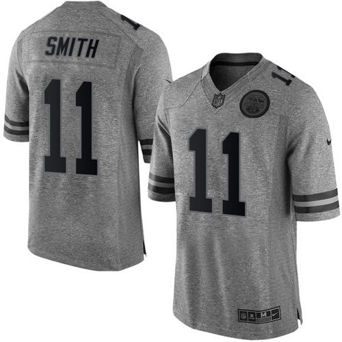 Alex Smith Kansas City Chiefs gray jersey