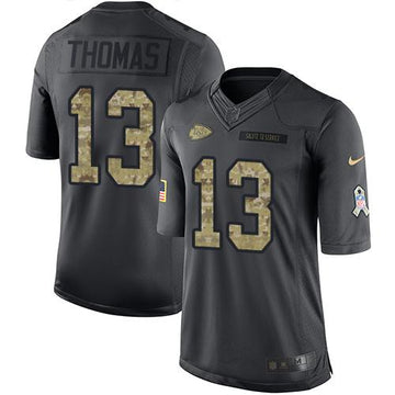 De'Anthony Thomas Kansas City Chiefs black Salute To Service jersey