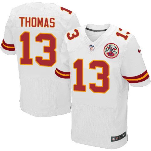 De'Anthony Thomas Kansas City Chiefs white Elite jersey