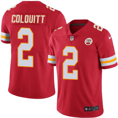 Dustin Colquitt Kansas City Chiefs red jersey