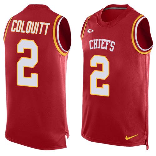Dustin Colquitt Kansas City Chiefs red jersey