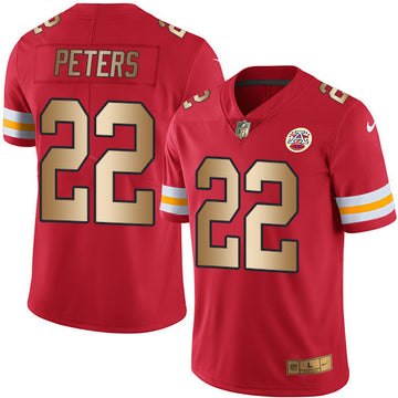 Marcus Peters Kansas City Chiefs red jersey