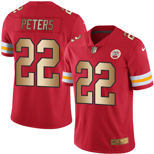 Marcus Peters Kansas City Chiefs red jersey