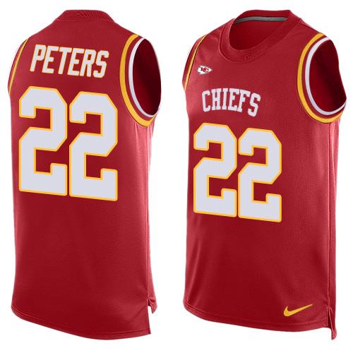 Marcus Peters Kansas City Chiefs red jersey