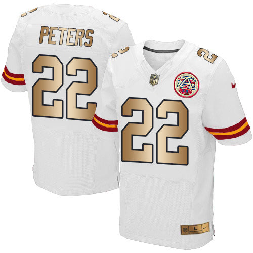 Marcus Peters Kansas City Chiefs white Elite jersey