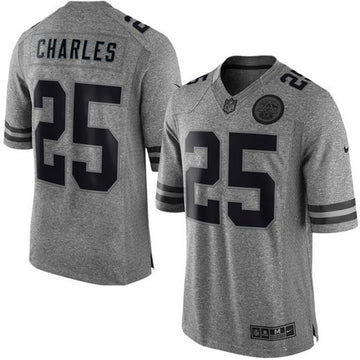 Jamaal Charles Kansas City Chiefs gray jersey