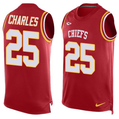 Jamaal Charles Kansas City Chiefs red jersey
