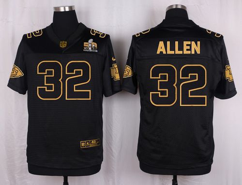 Marcus Allen Kansas City Chiefs black Gold Collection jersey