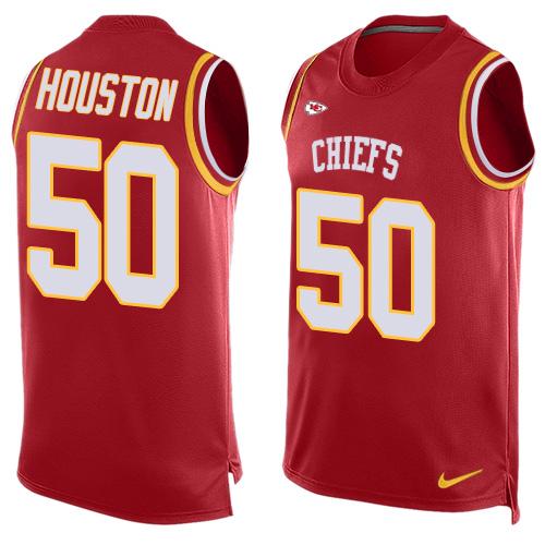 Justin Houston Kansas City Chiefs red jersey