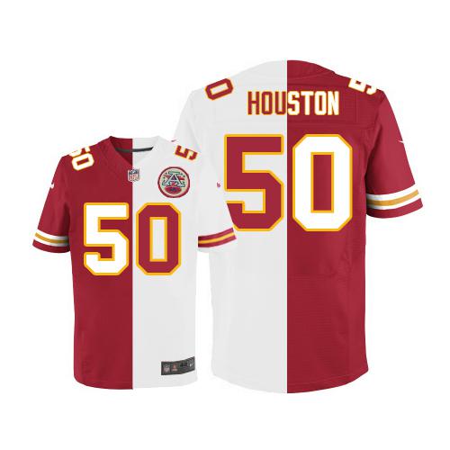 Justin Houston Kansas City Chiefs red-white Elite jersey