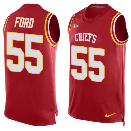 Dee Ford Kansas City Chiefs red jersey