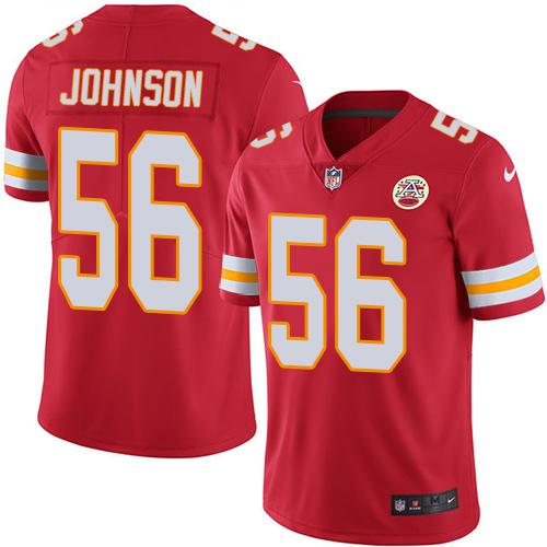 Derrick Johnson Kansas City Chiefs red jersey