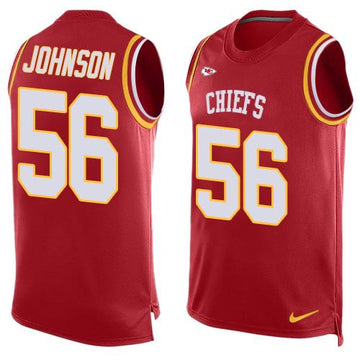 Derrick Johnson Kansas City Chiefs red jersey