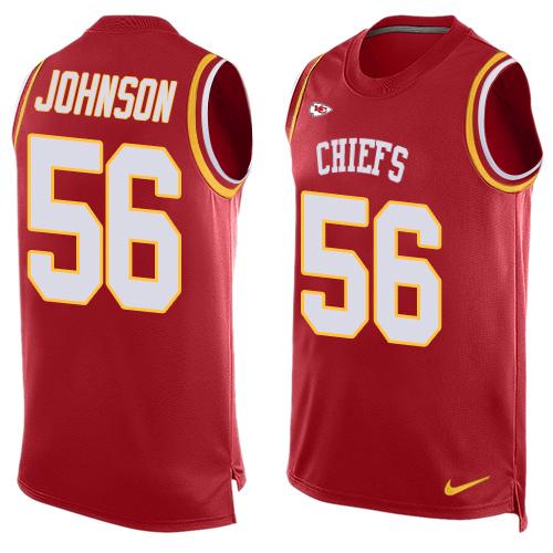 Derrick Johnson Kansas City Chiefs red jersey