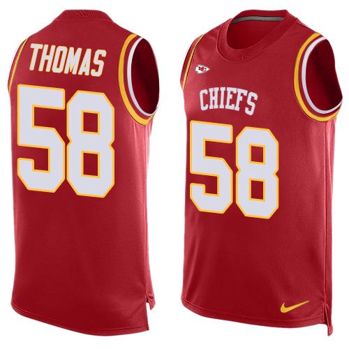 Derrick Thomas Kansas City Chiefs red jersey