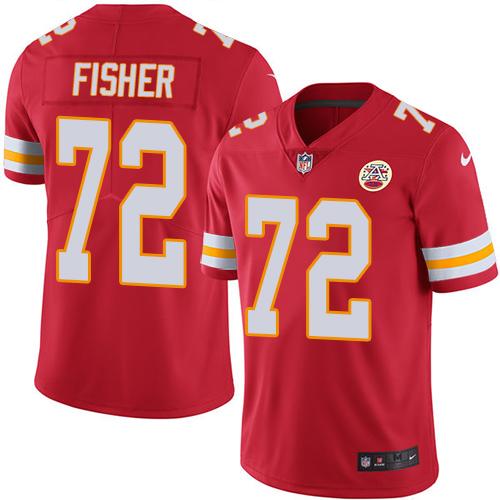 Eric Fisher Kansas City Chiefs red jersey