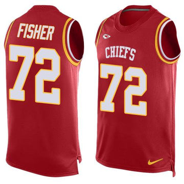 Eric Fisher Kansas City Chiefs red jersey