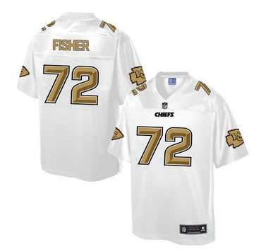Eric Fisher Kansas City Chiefs white Pro Line jersey