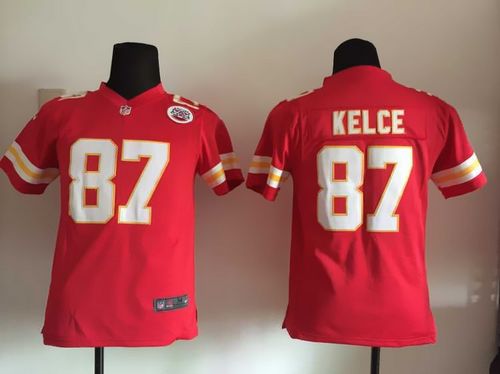 Travis Kelce Kansas City Chiefs red Elite jersey